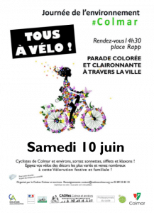 Affiche Parade à vélo