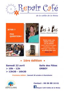 Affiche Repair Café du 22 Avril 2017